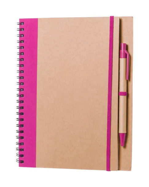 Tunel notebook Pink Natural