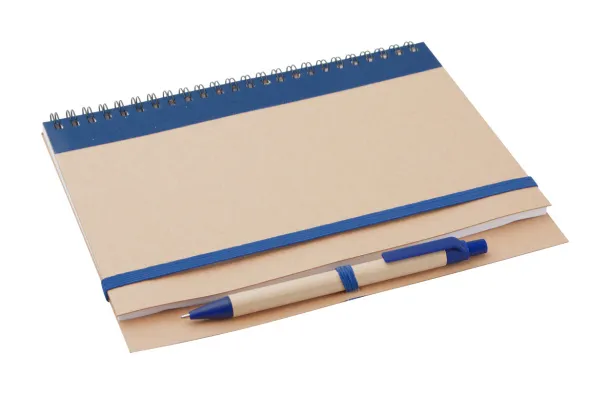 Platanus A5 notebook Dark blue Natural