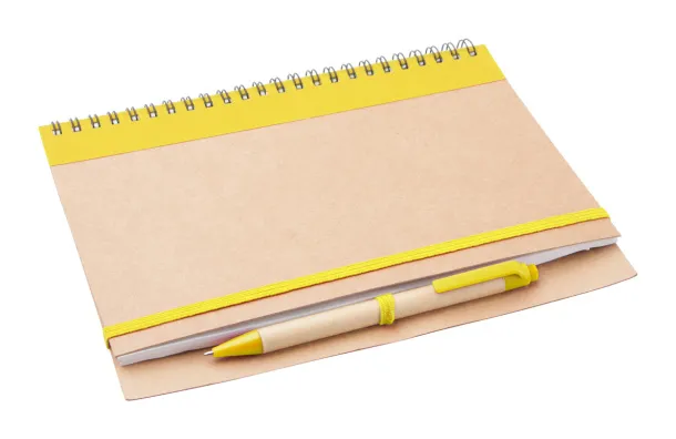 Platanus A5 notebook Yellow Natural