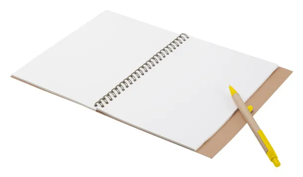 Platanus A5 notebook Yellow Natural