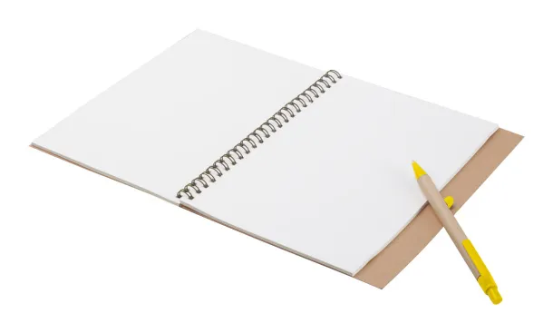 Platanus A5 notebook Yellow Natural