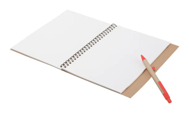 Platanus A5 notebook Red Natural