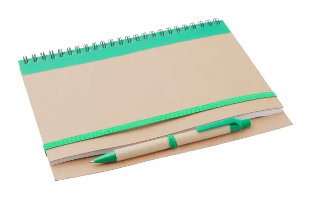 Platanus A5 notebook Green Natural