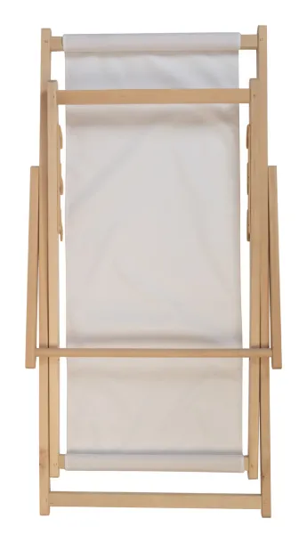 Mandalay deck chair White Natural