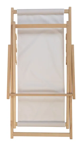 Mandalay deck chair White Natural