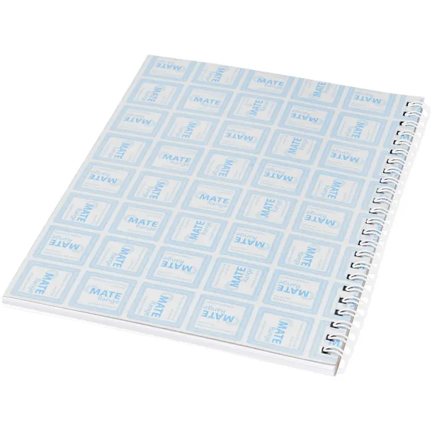 Desk-Mate® A4 notebook synthetic cover - Unbranded White