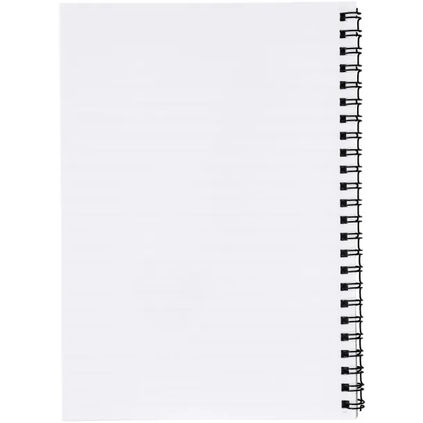 Desk-Mate® A4 notebook synthetic cover White Crna