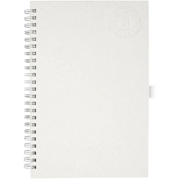 Dairy Dream A5 size reference spiral notebook Ivory white