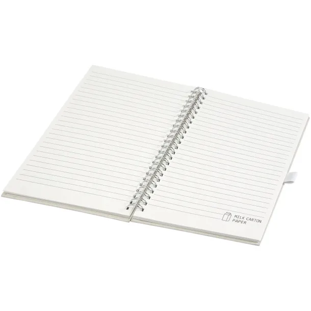 Dairy Dream A5 size reference spiral notebook Ivory white