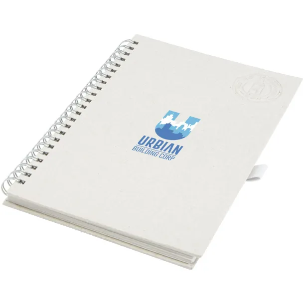 Dairy Dream A5 size reference spiral notebook Ivory white