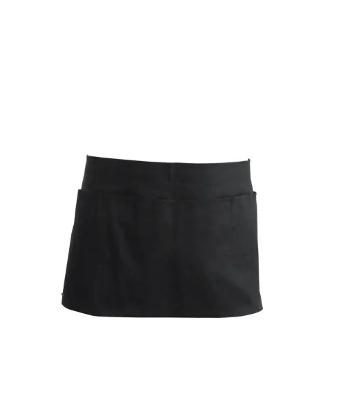  COTTON SHORT APRON - Kariban Black