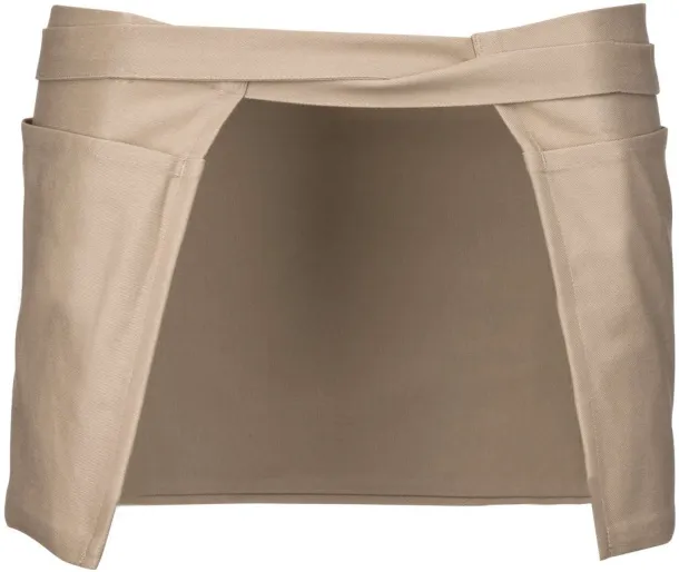  COTTON SHORT APRON - Kariban Beige