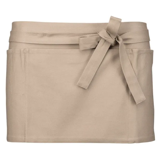  COTTON SHORT APRON - Kariban Beige