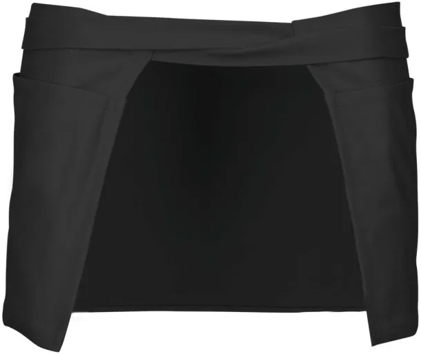  COTTON SHORT APRON - Kariban Tamno siva