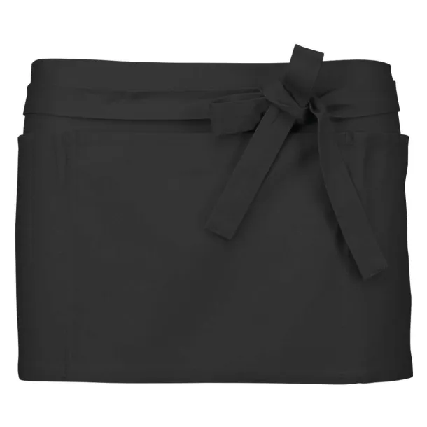  COTTON SHORT APRON - Kariban Tamno siva