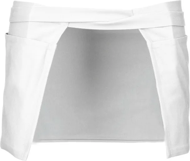  COTTON SHORT APRON - Kariban White