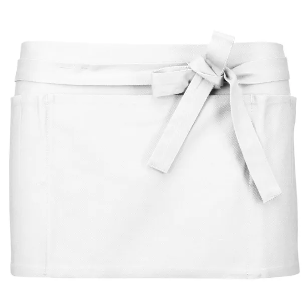  COTTON SHORT APRON - Kariban White