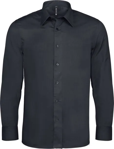  LONG-SLEEVED COTTON/ELASTANE SHIRT - Kariban Cink