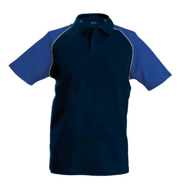 BASEBALL SHORT-SLEEVED POLO SHIRT - Kariban Navy Royal blue