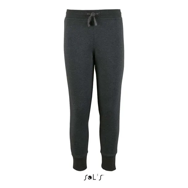 SOL'S JAKE dječja slim fit trenirka - SOL'S Charcoal Melange