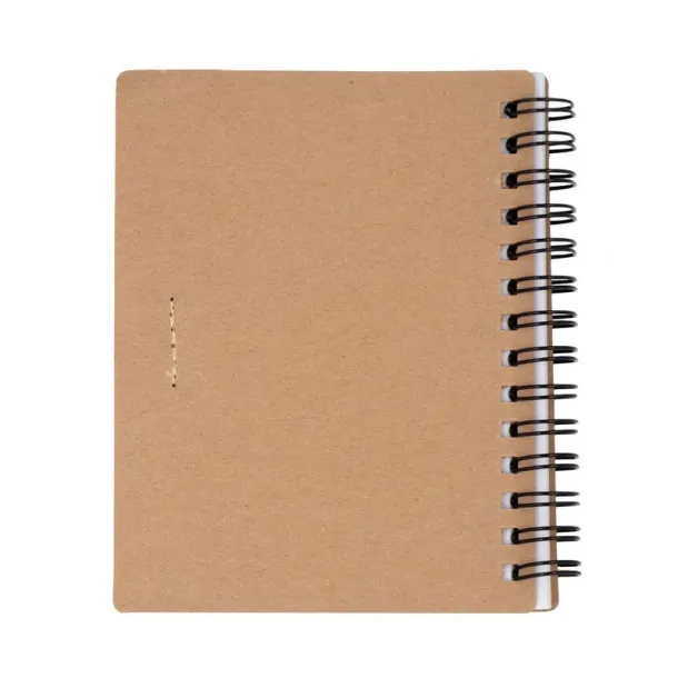  Notebook approx. B7 "smiling face" with ball pen Crna