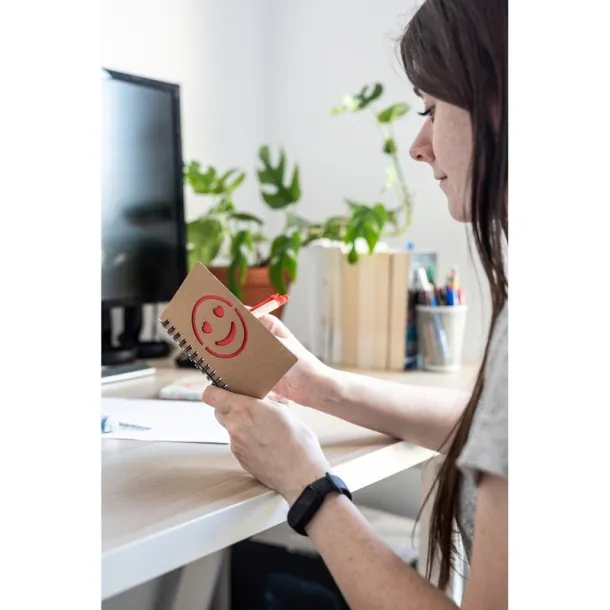  Notes "smješko" cca B7 s kemijskom olovkom Plava