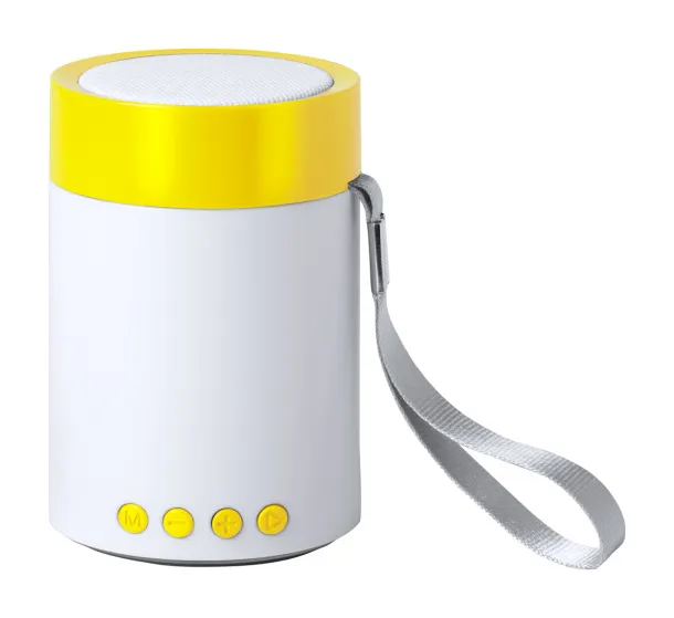 Netpak bluetooth speaker Yellow White