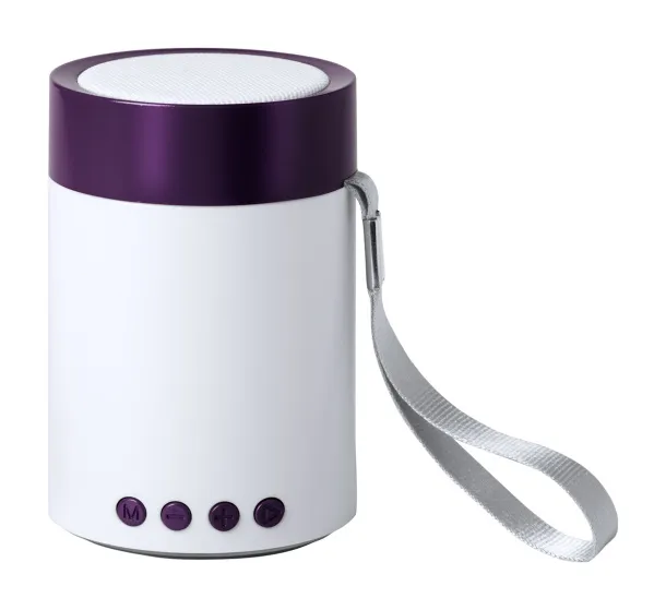 Netpak bluetooth speaker Purple White