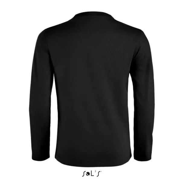  Dječja majica dugih rukava, 190 g/m2 - SOL'S Crna