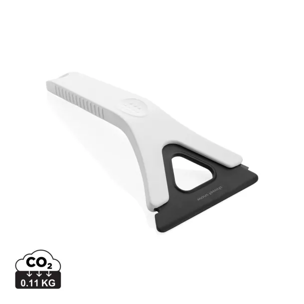  Polard RCS recycled plastic 3-in 1 ice scraper - XD Collection White 