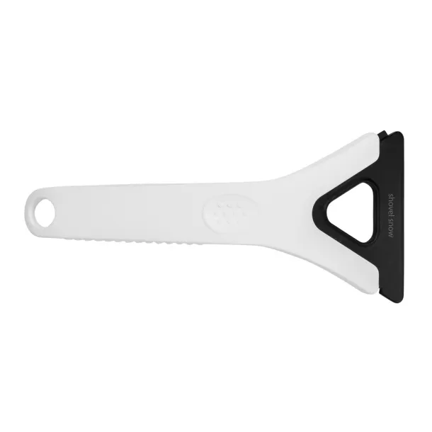  Polard RCS recycled plastic 3-in 1 ice scraper - XD Collection White 