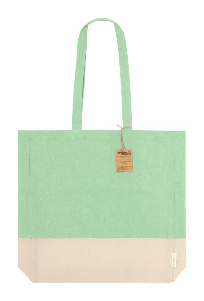 Pecle cotton shopping bag Green