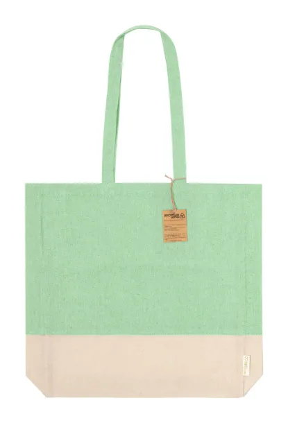 Pecle cotton shopping bag Green
