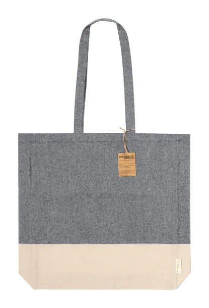 Pecle cotton shopping bag Black