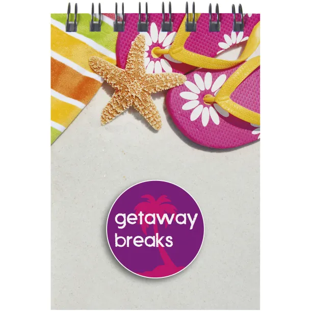 Desk-Mate® spiralni blok A7 Bijela Crna