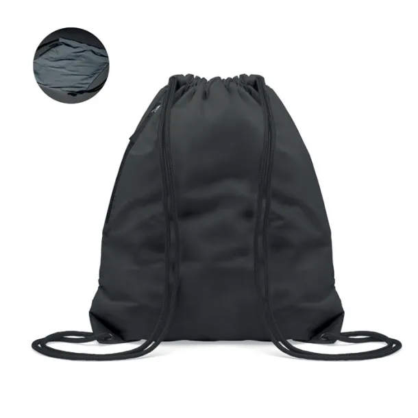 SHOOP BRIGHT Brightning drawstring bag Black