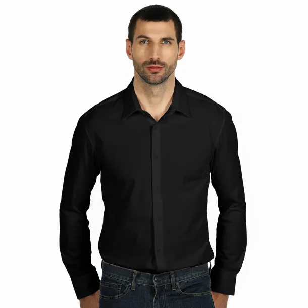 BOND LSL Men's long sleeve shirt - EXPLODE Black