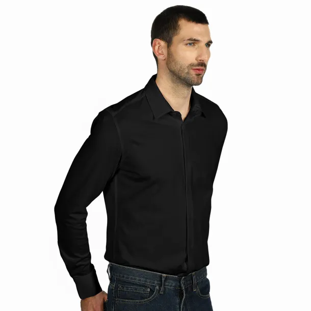 BOND LSL Men's long sleeve shirt - EXPLODE Black