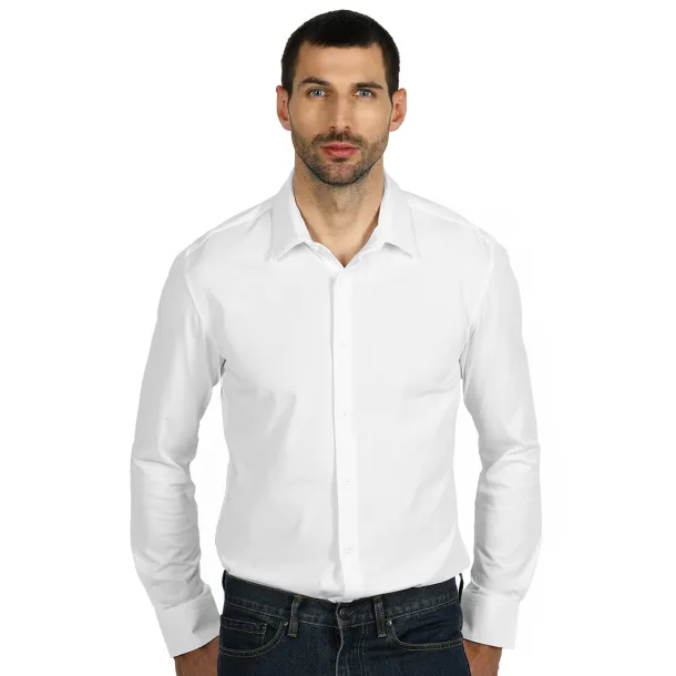 BOND LSL Men's long sleeve shirt - EXPLODE White