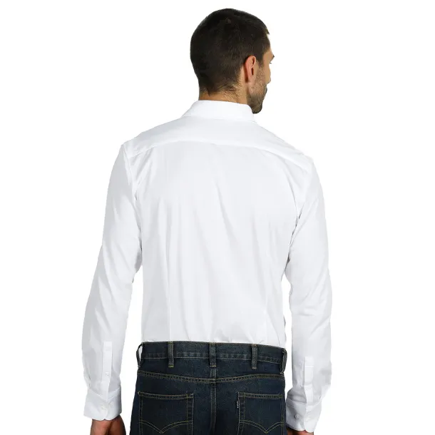 BOND LSL Men's long sleeve shirt - EXPLODE White