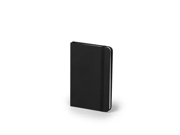 NOTE MINI notebook A6 with elastic closure Black