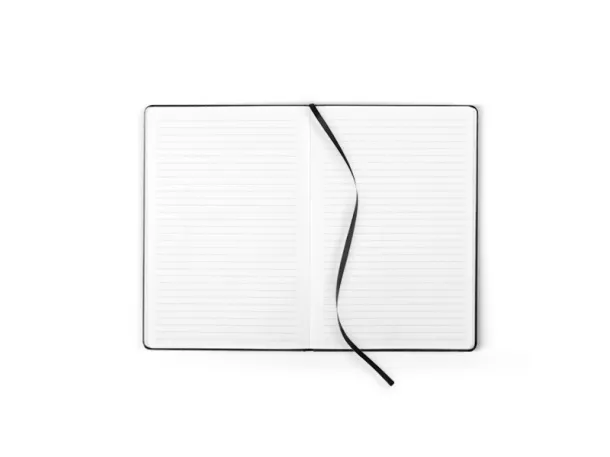 NOTE MINI Notes s elastičnom trakom, A6 Crna