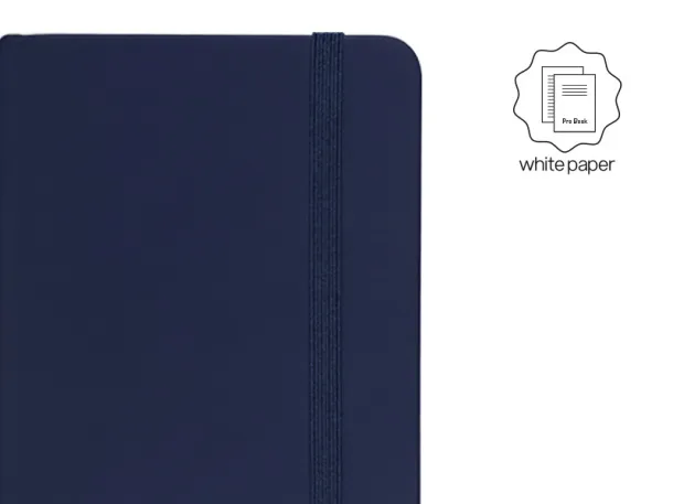 NOTE MINI notebook A6 with elastic closure Blue