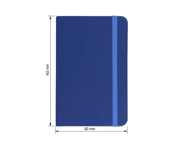 NOTE MINI notebook A6 with elastic closure Royal blue