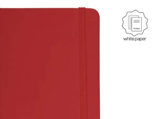 NOTE MINI Notes s elastičnom trakom, A6 Crvena