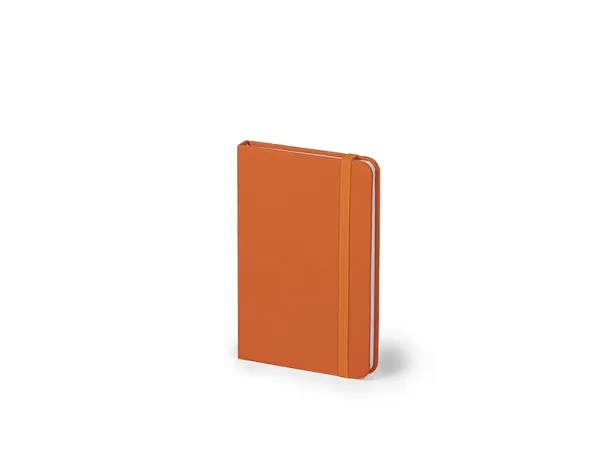 NOTE MINI notebook A6 with elastic closure Orange