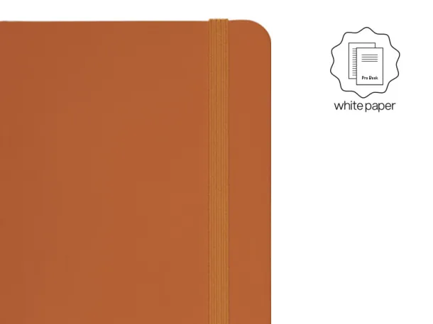 NOTE MINI notebook A6 with elastic closure Orange