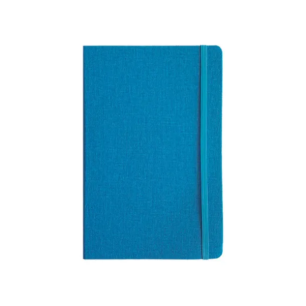 ELEGANT A5 notebook with elastic band Turquoise