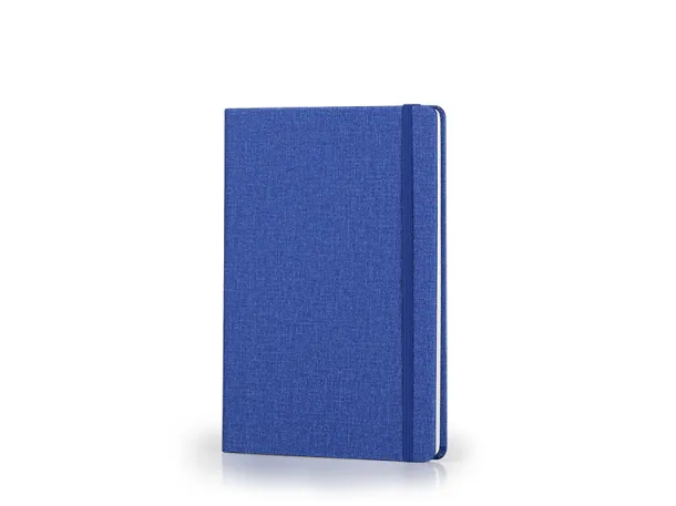 ELEGANT A5 notebook with elastic band Royal blue