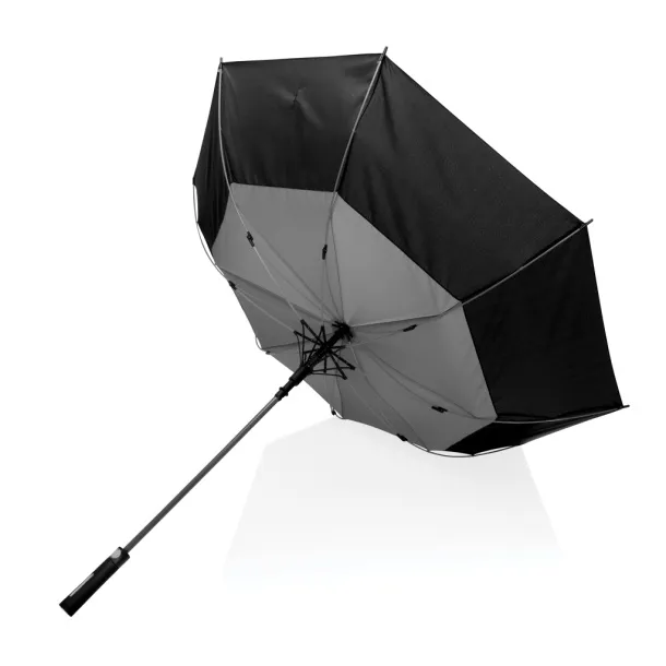  27" Impact AWARE™ RPET auto open stormproof umbrella - XD Collection Anthracite 